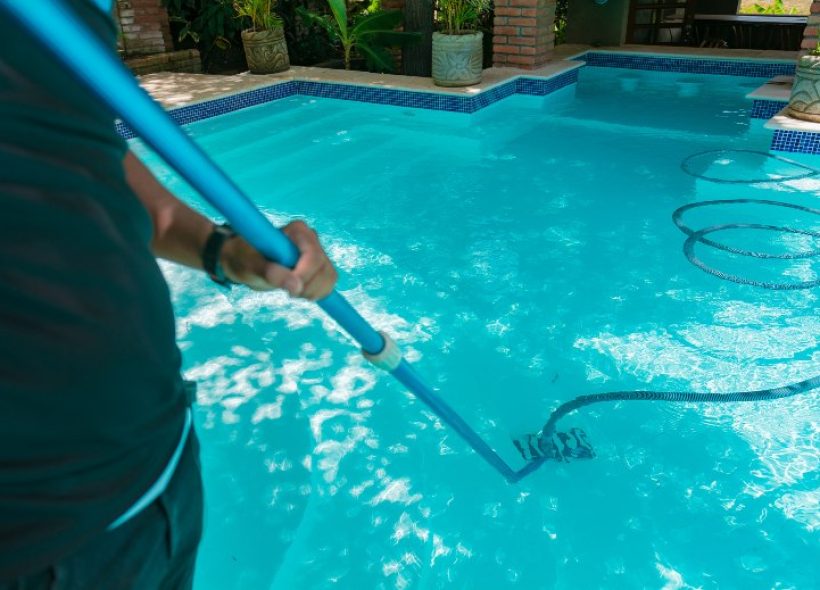 Pool Brushing and Vacuuming