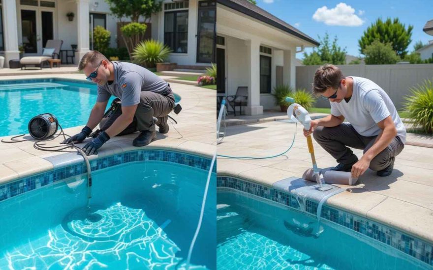 How to Fix Swimming Pool Leaks – Professional vs DIY How to Fix Swimming Pool Leaks – Professional vs DIY