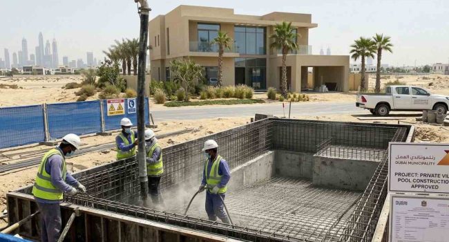 Villa Pool Construction